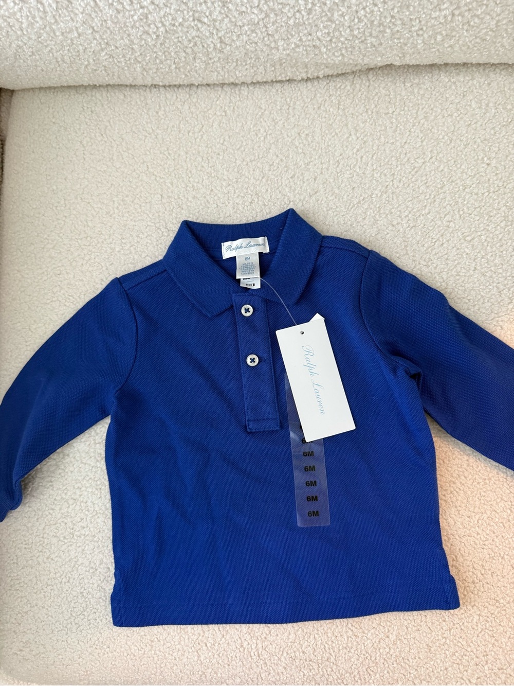 Ralph Lauren Toddler Long-Sleeve Polo - Blue